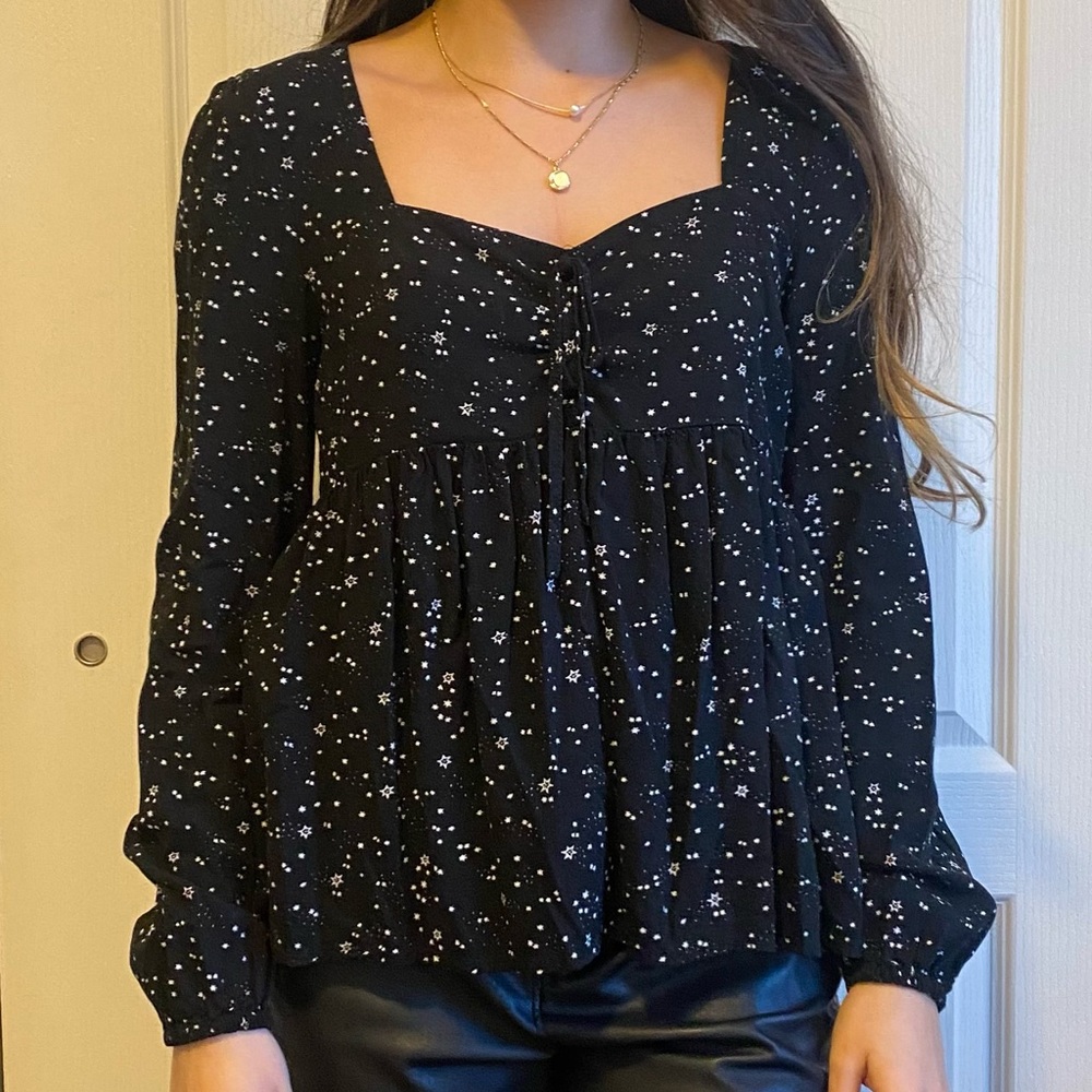 cosmic babydoll top